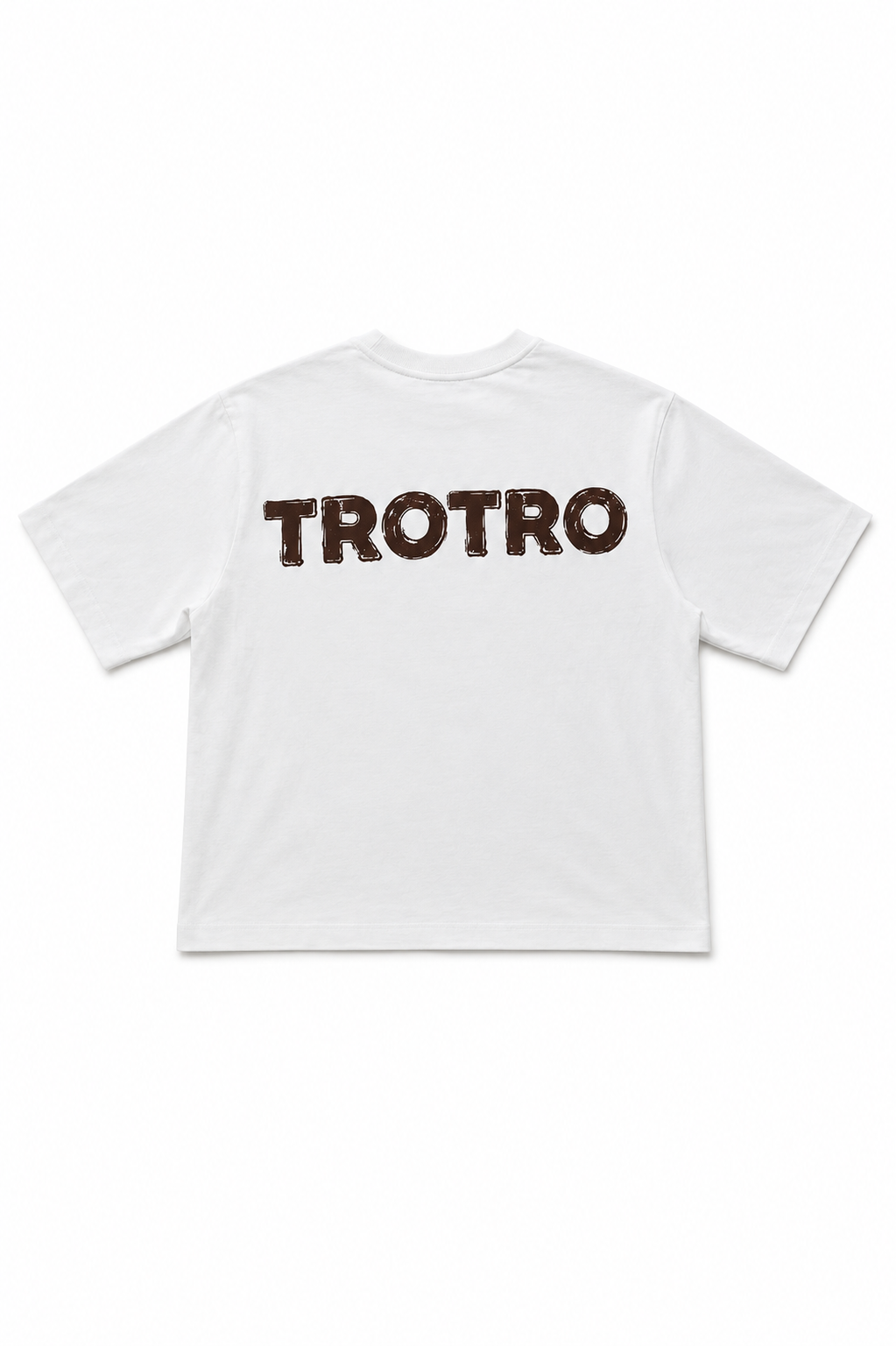 Boxy Cropped Tee - White