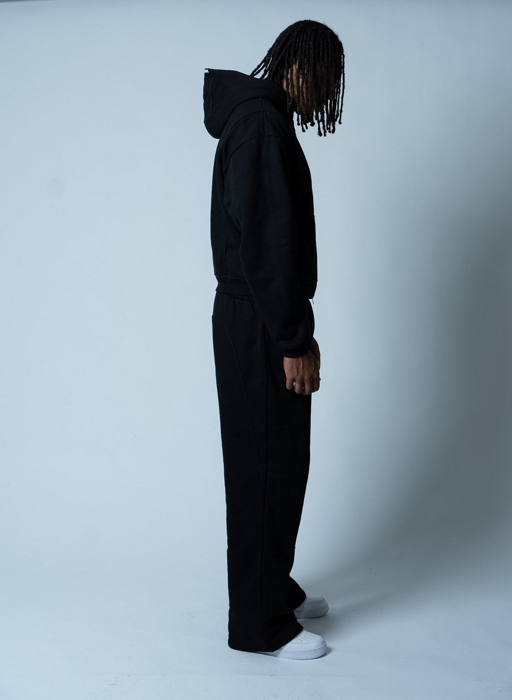 TROTRO ZIP UP - BLACK