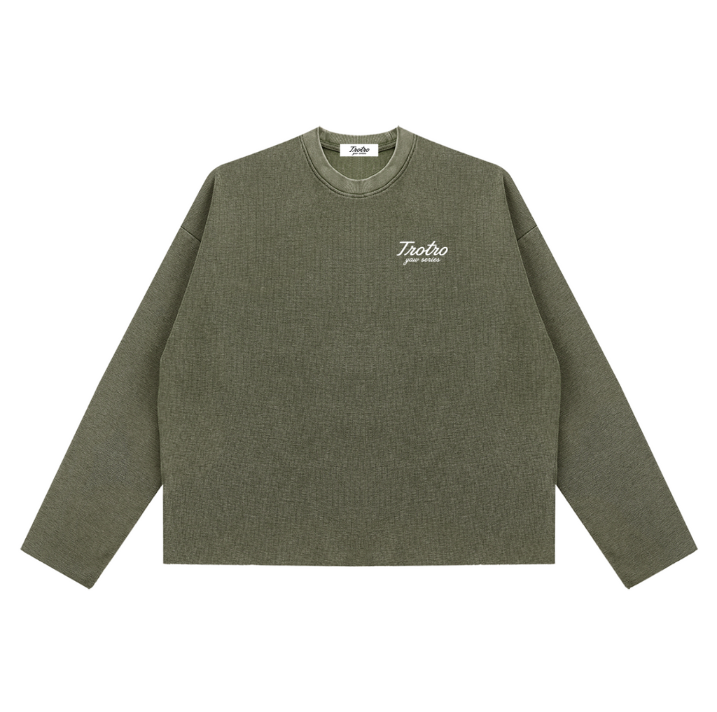 Waffle Longsleeve - Olive