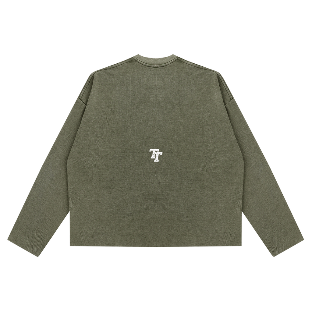 Waffle Longsleeve - Olive