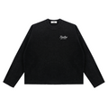 Waffle Longsleeve - Washed Black