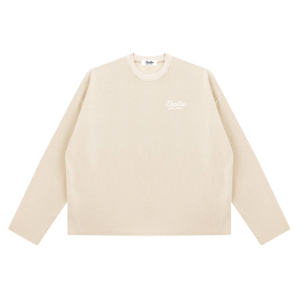 Waffle Longsleeve - Apricot
