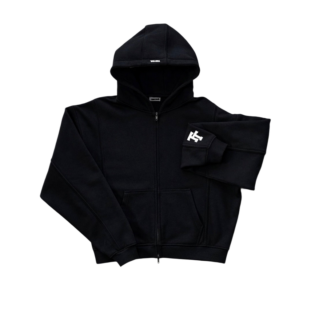 TROTRO ZIP UP - BLACK